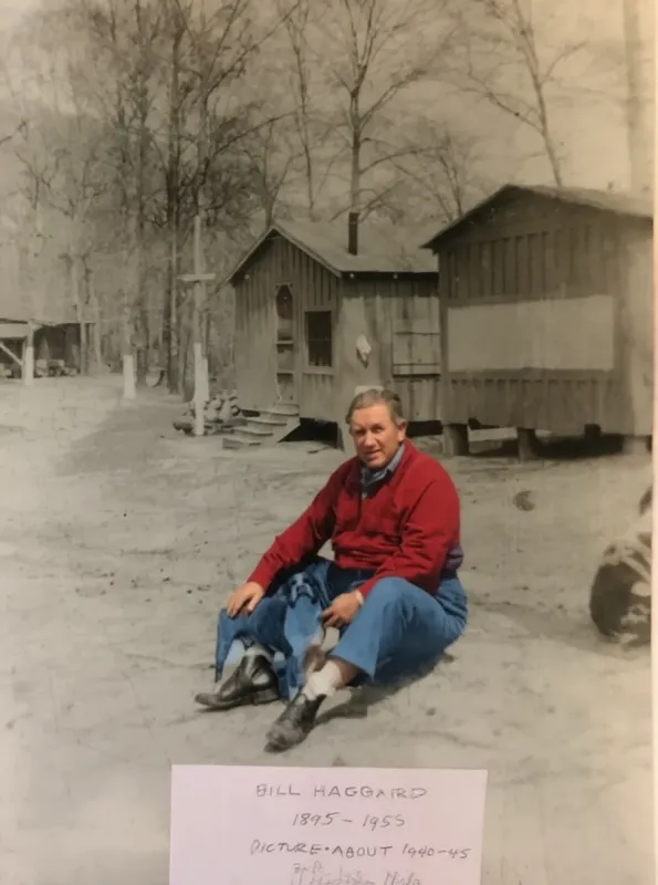 Original old family photo before animation