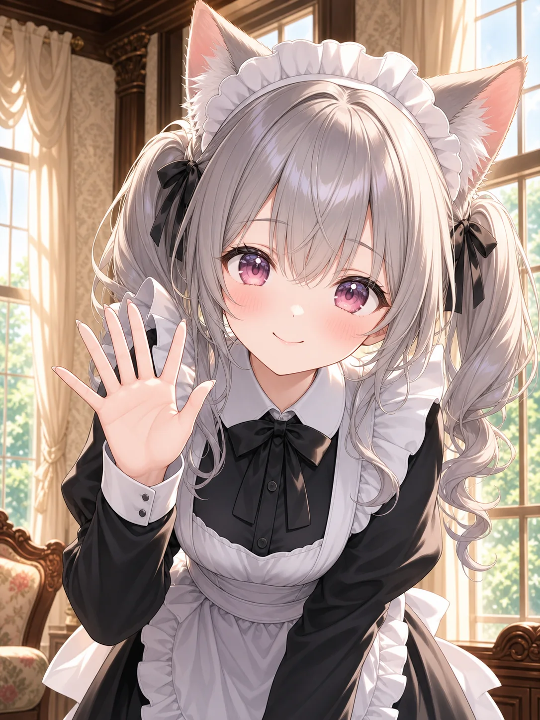 Victorian cat maid