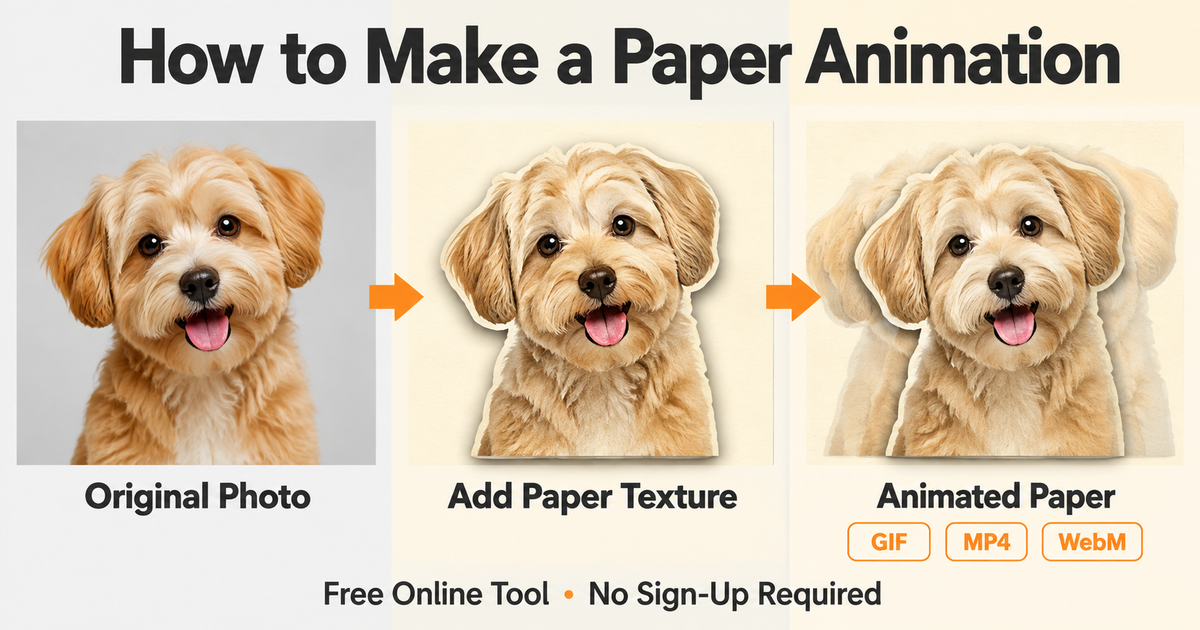 How to Make a Paper Animation From Any Image (Free Guide)